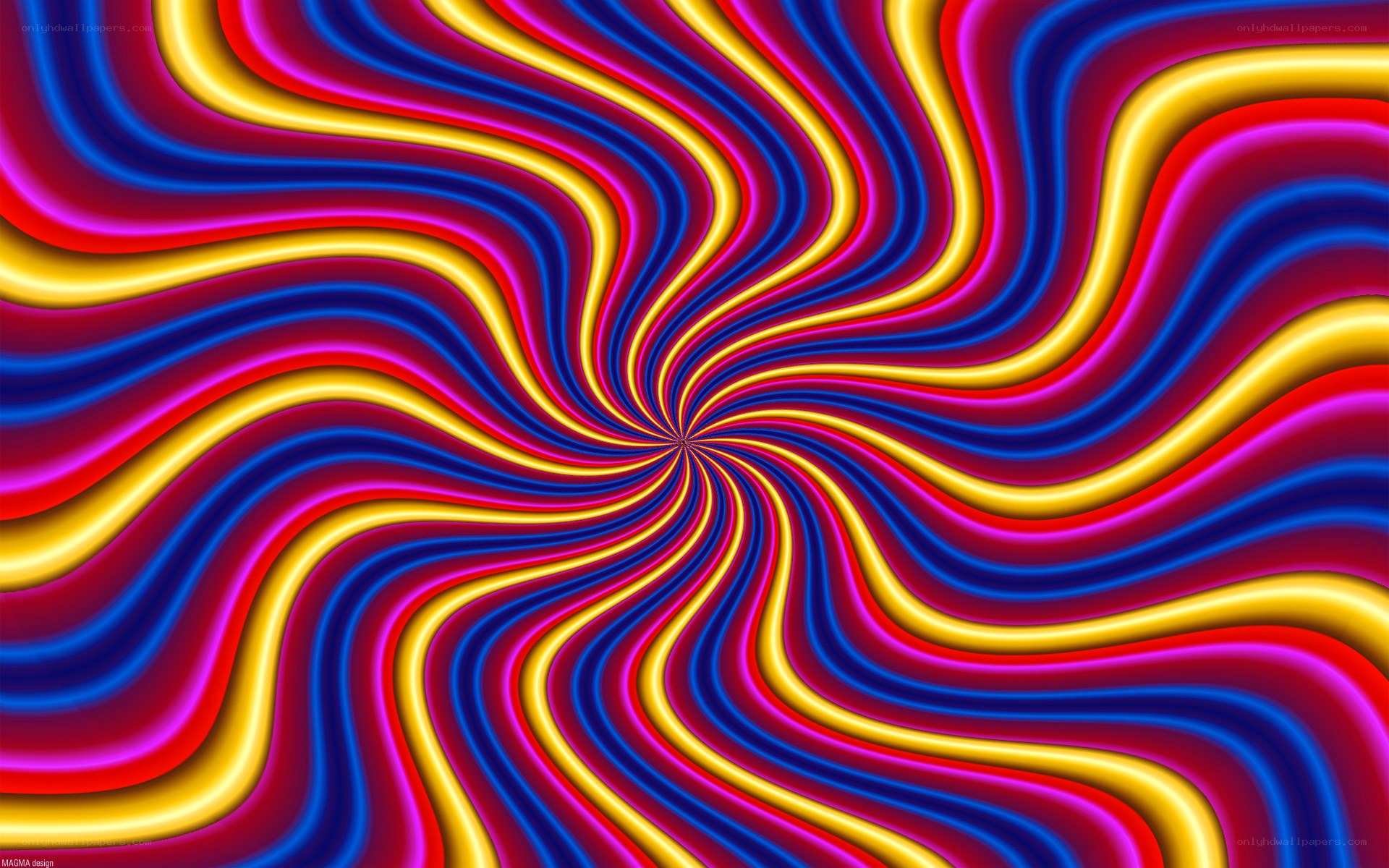 vibrant psychedelic swirl