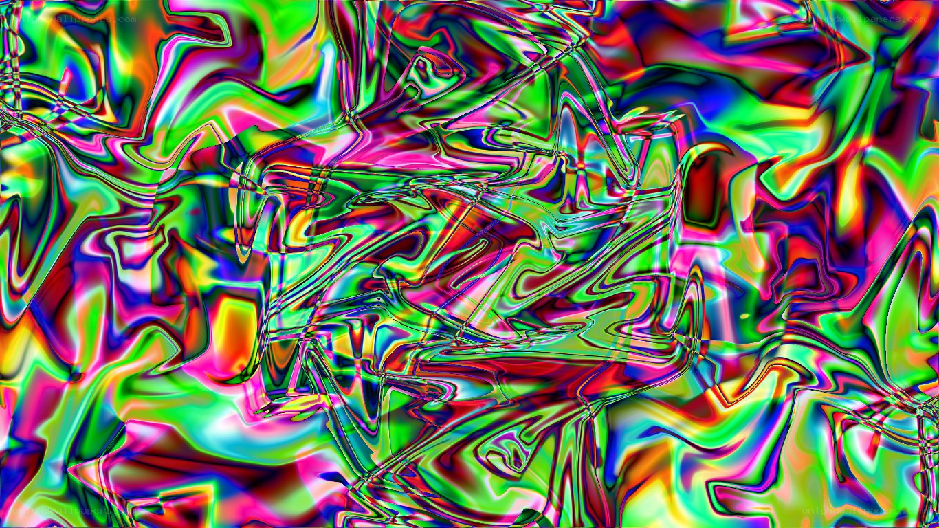 vibrant psychedelic swirls