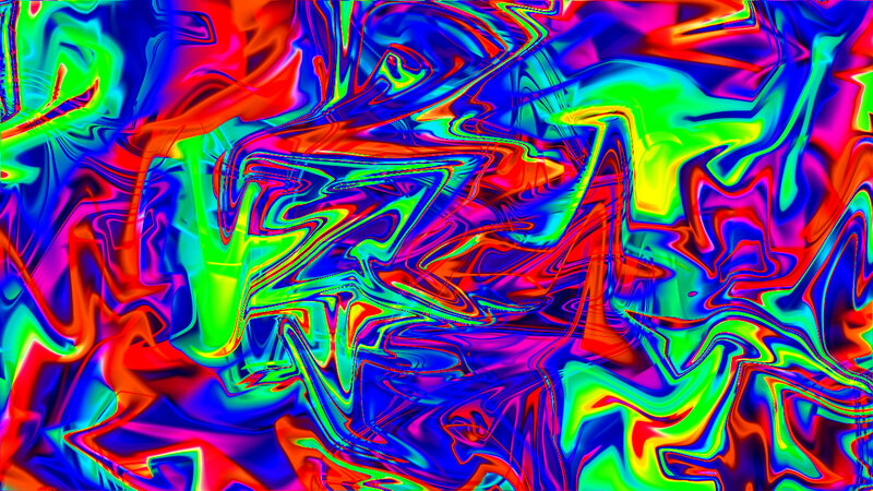 vibrant psychedelic swirls
