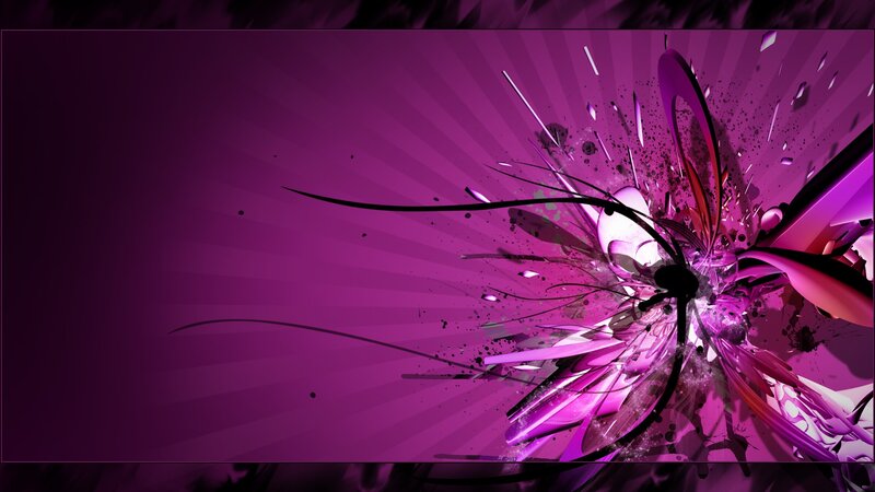 vibrant purple abstract design