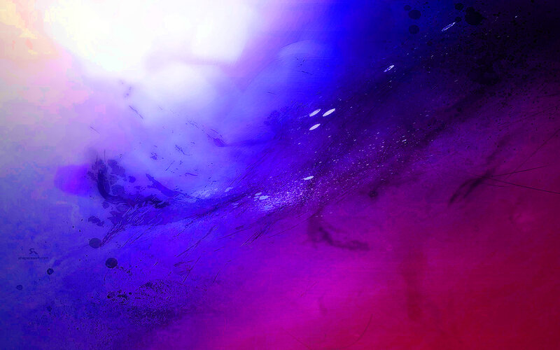 vibrant purple and blue abstract art