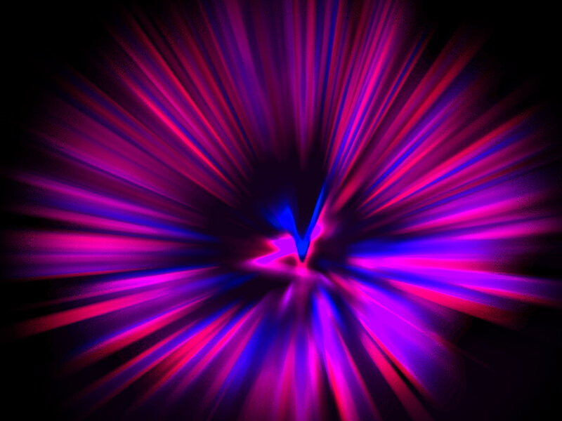 vibrant purple and blue light burst