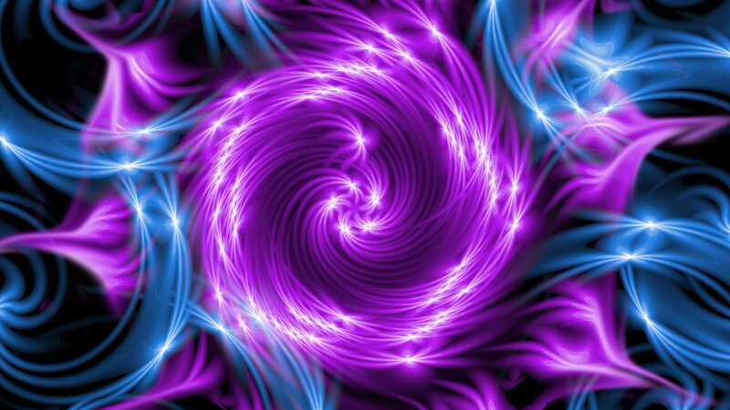 vibrant purple and blue swirl