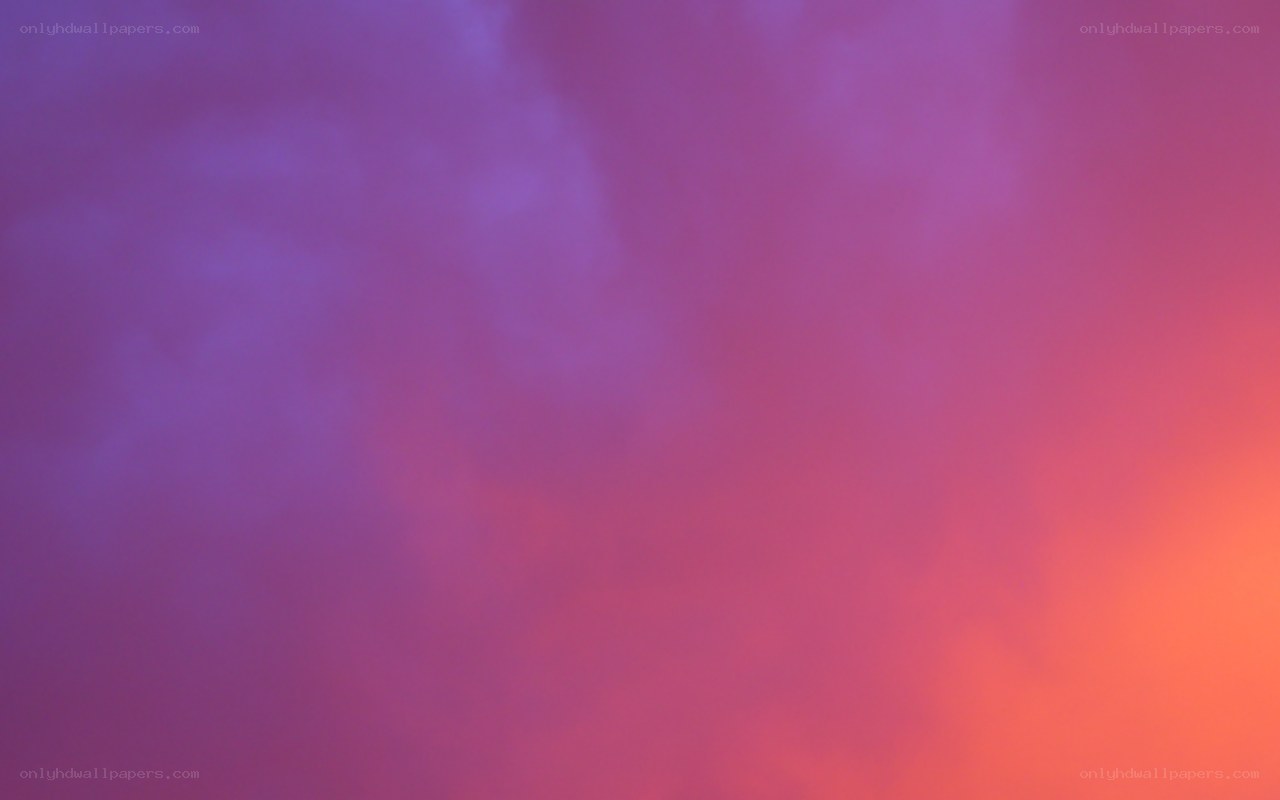 vibrant purple and orange sky