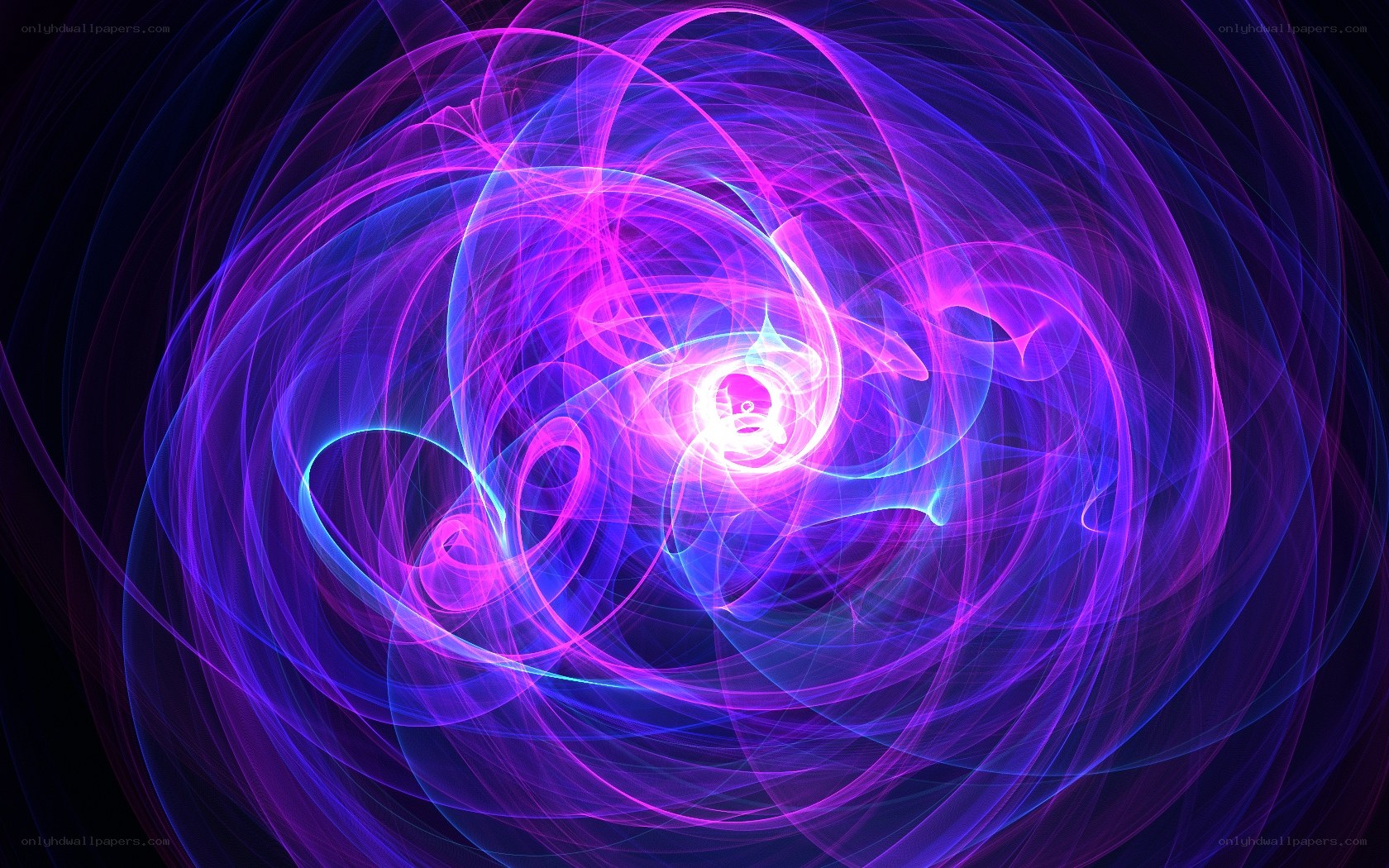 vibrant purple energy swirl