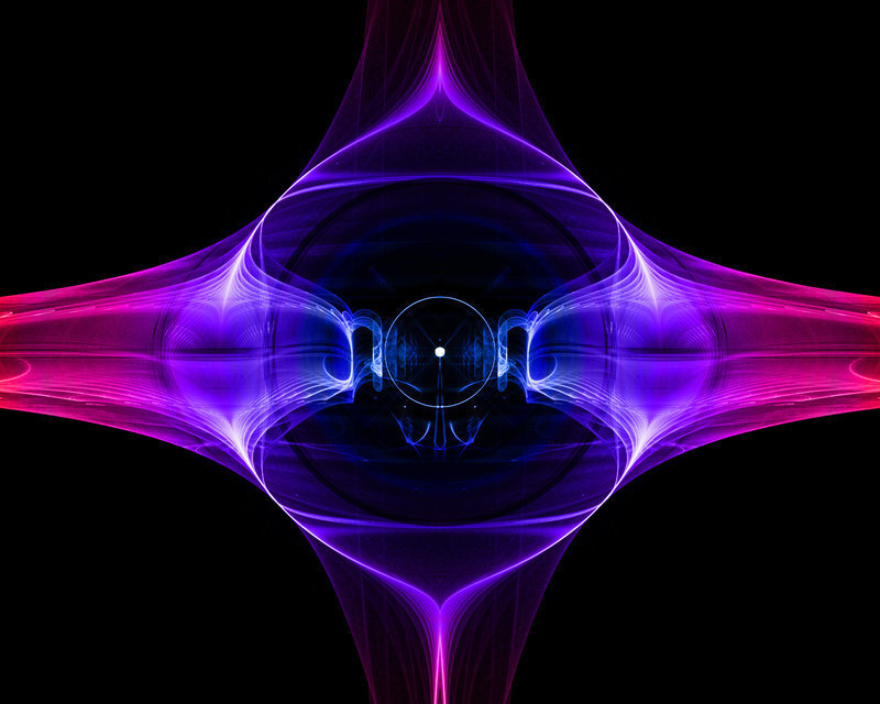 vibrant purple fractal design