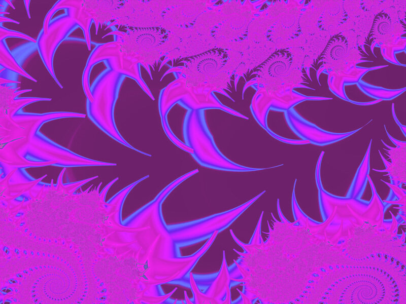 vibrant purple fractal pattern