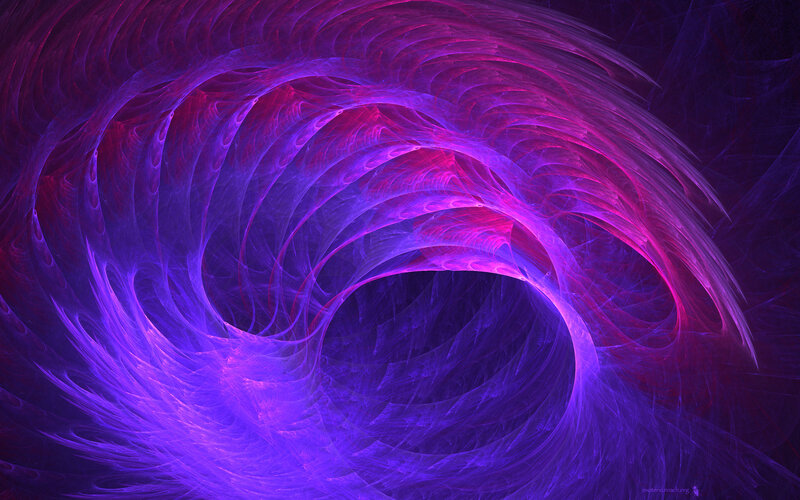 vibrant purple fractal swirl