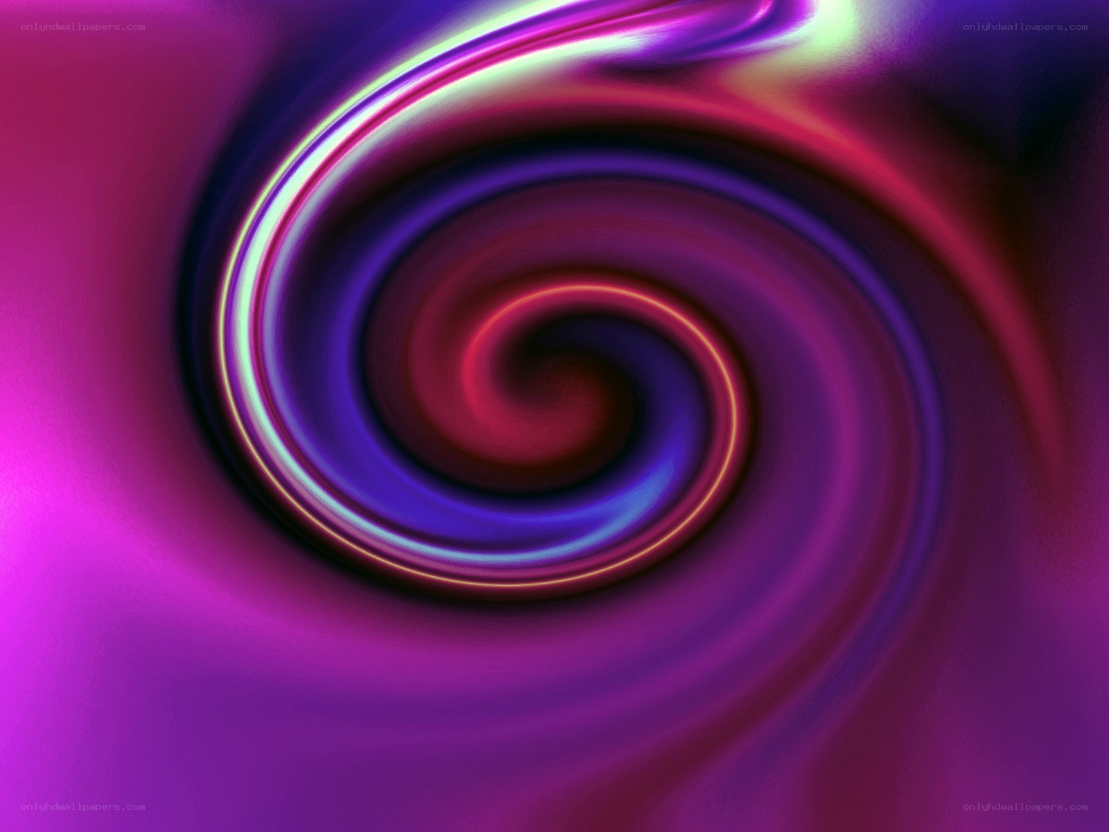 vibrant purple spiral
