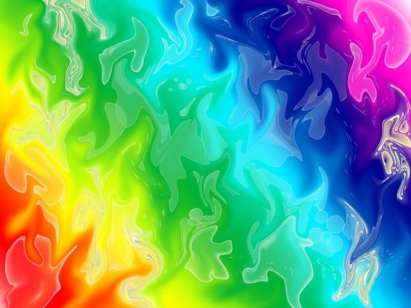 vibrant rainbow swirls