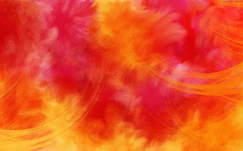vibrant red and orange abstract