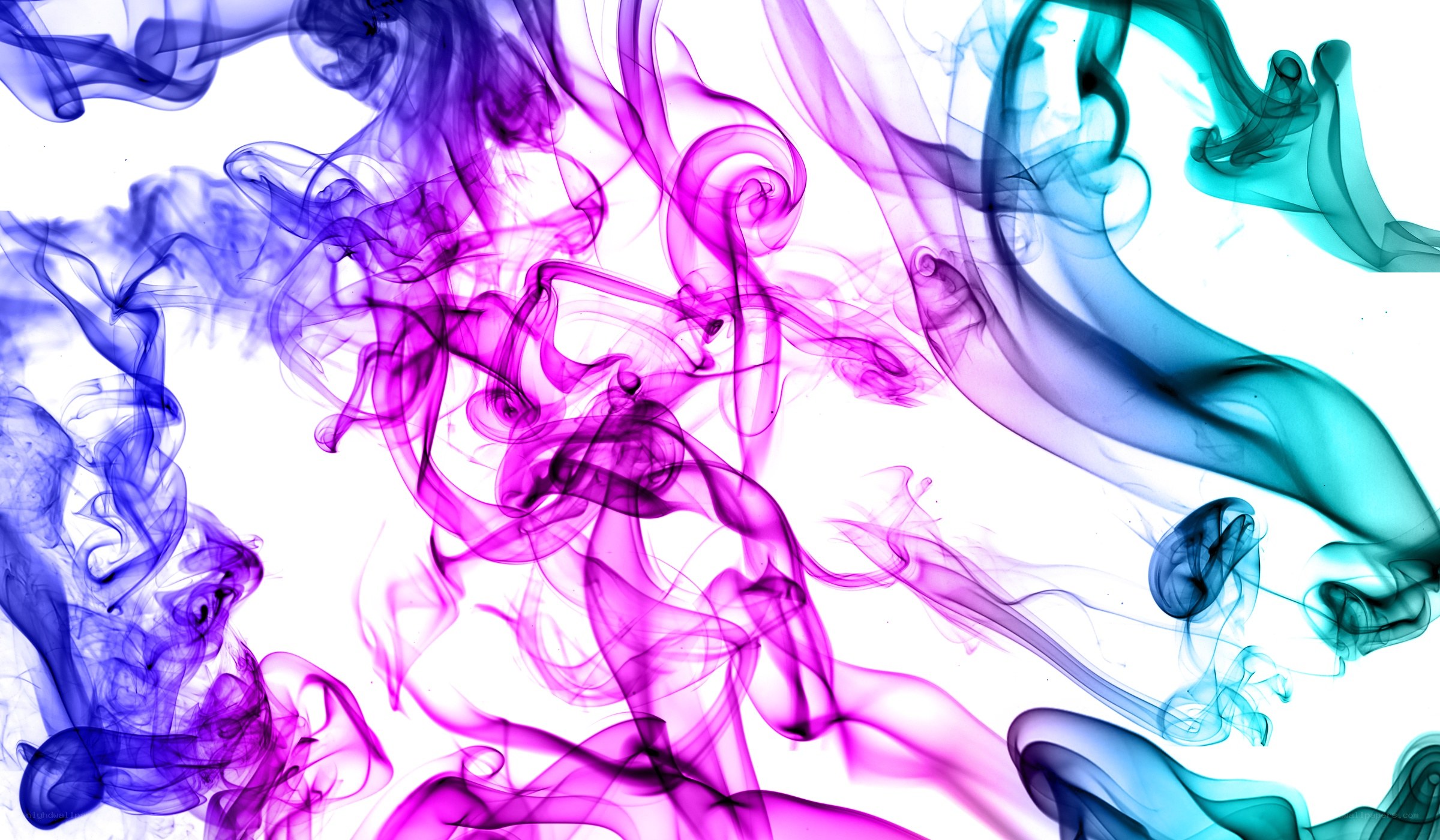 vibrant smoke swirls