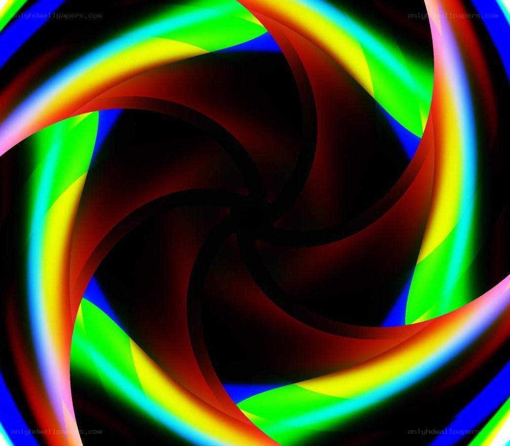 vibrant spiral color pattern