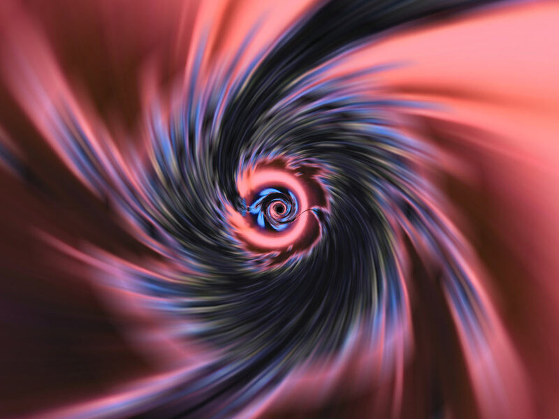 vibrant spiral motion