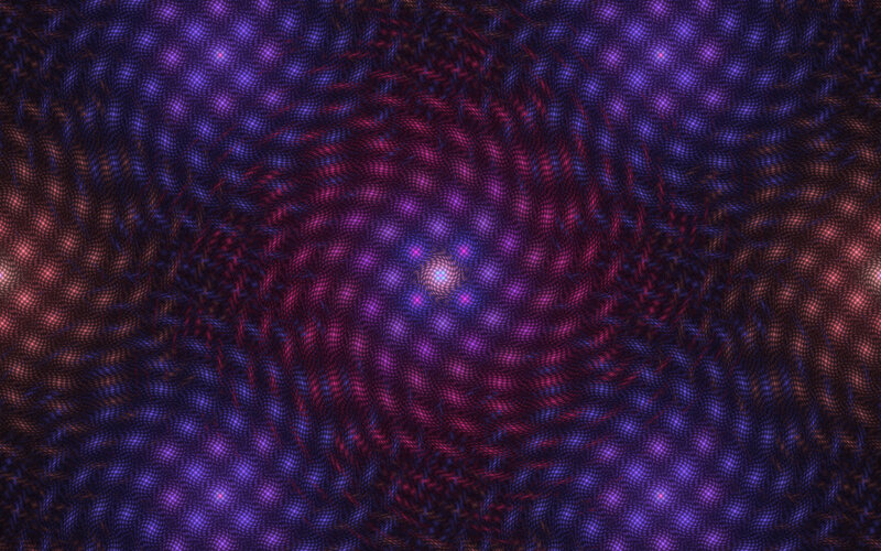 vibrant spiral pattern