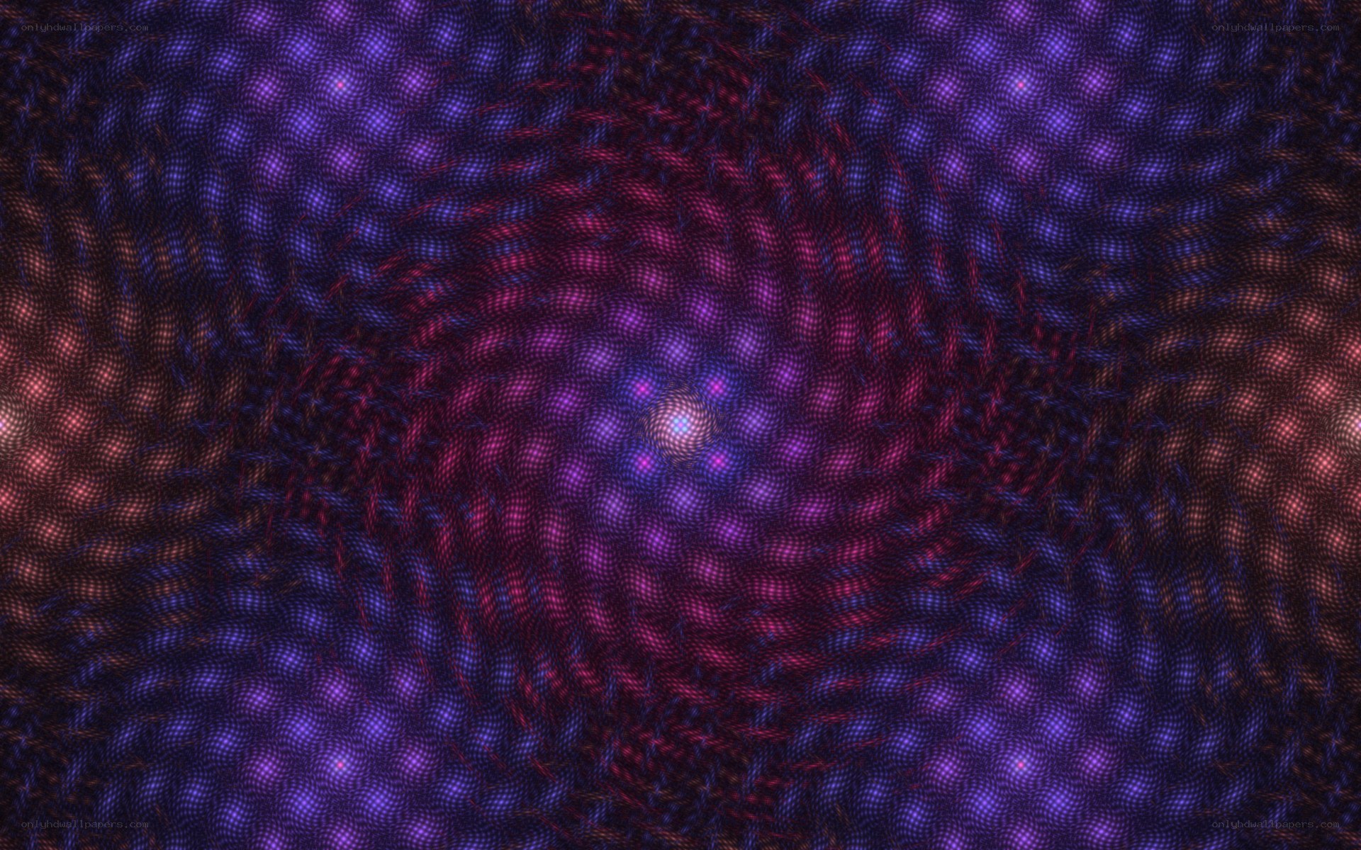 vibrant spiral pattern