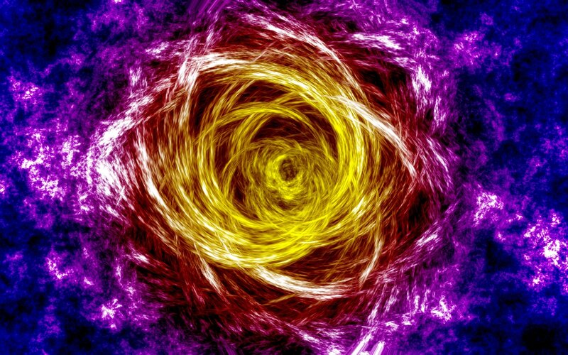 vibrant spiral vortex