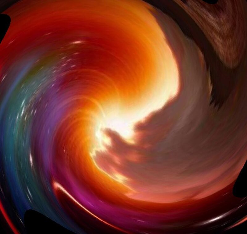 vibrant spiral vortex