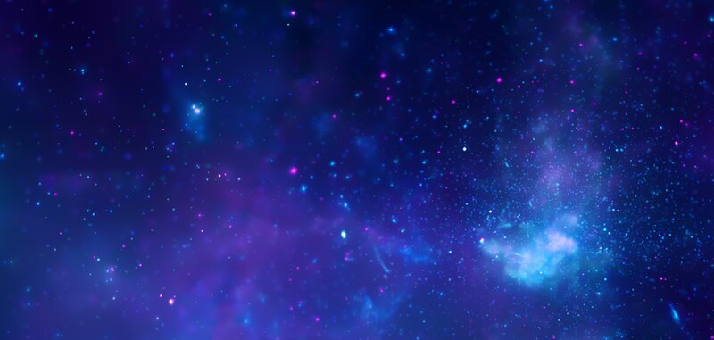 vibrant starfield with nebula