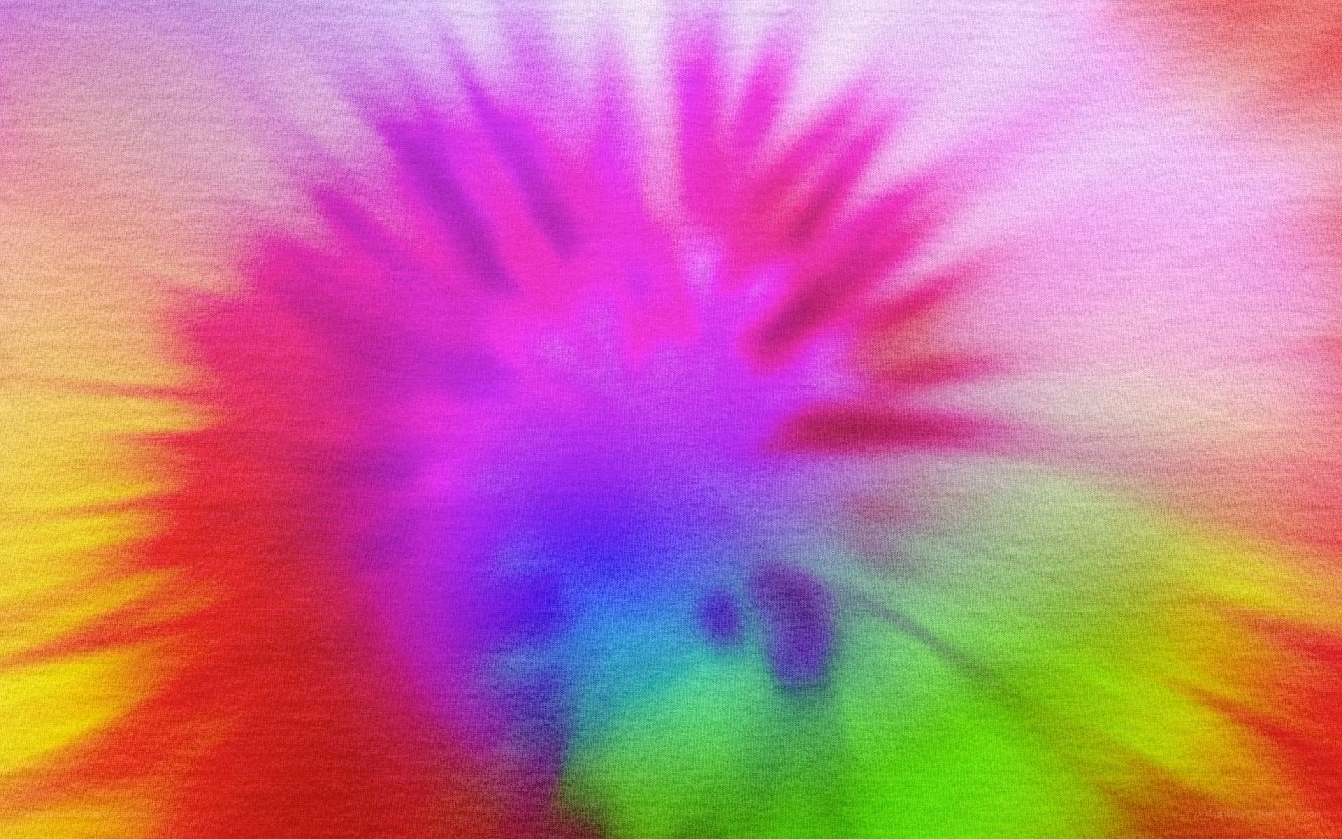 vibrant tie-dye pattern