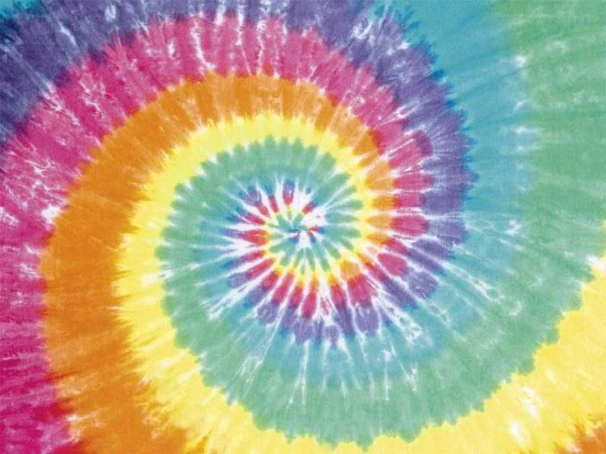 vibrant tie-dye spiral pattern