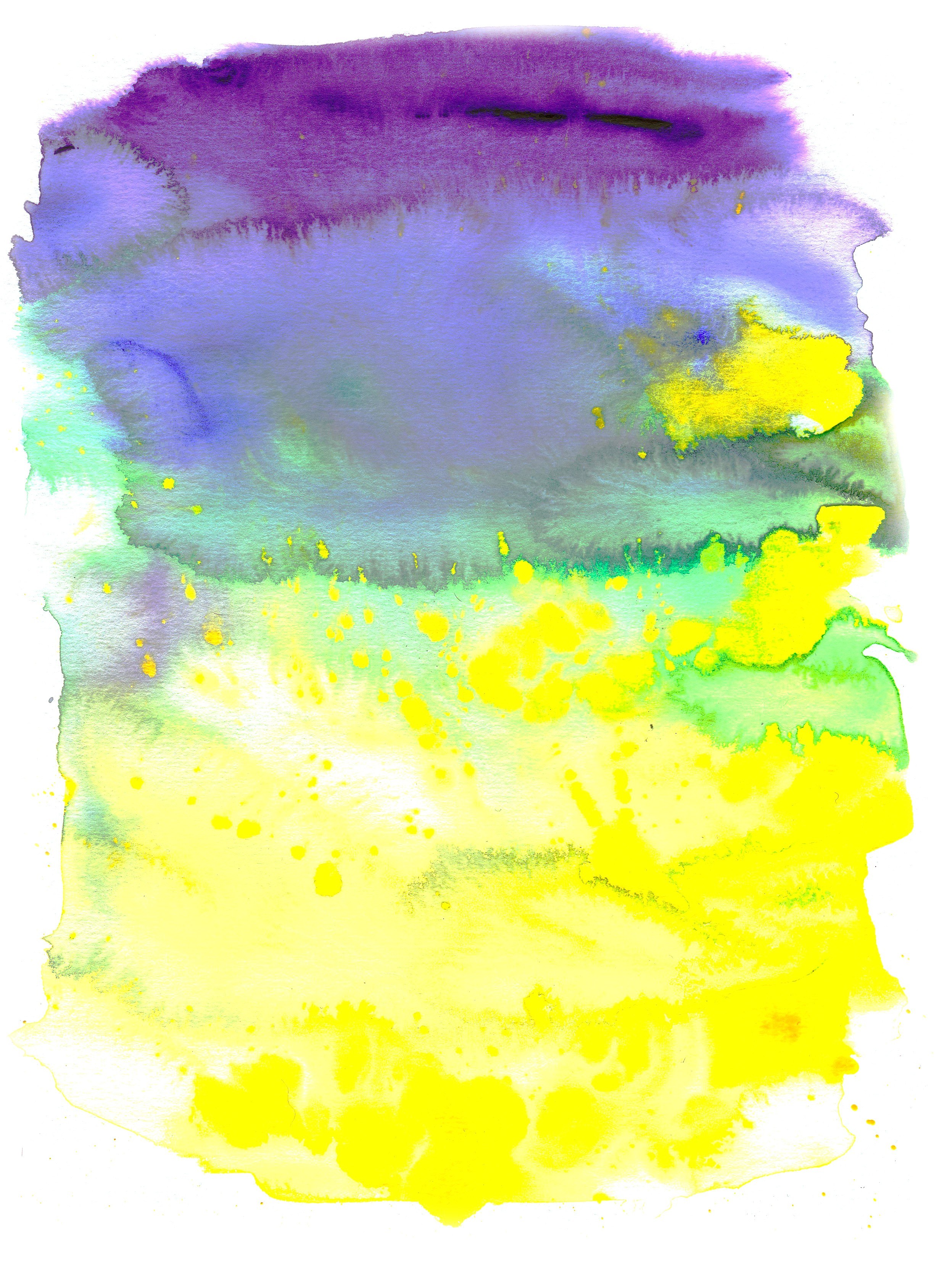 vibrant watercolor abstract