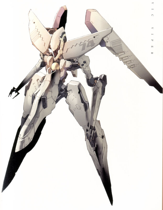 Vic Viper mecha design