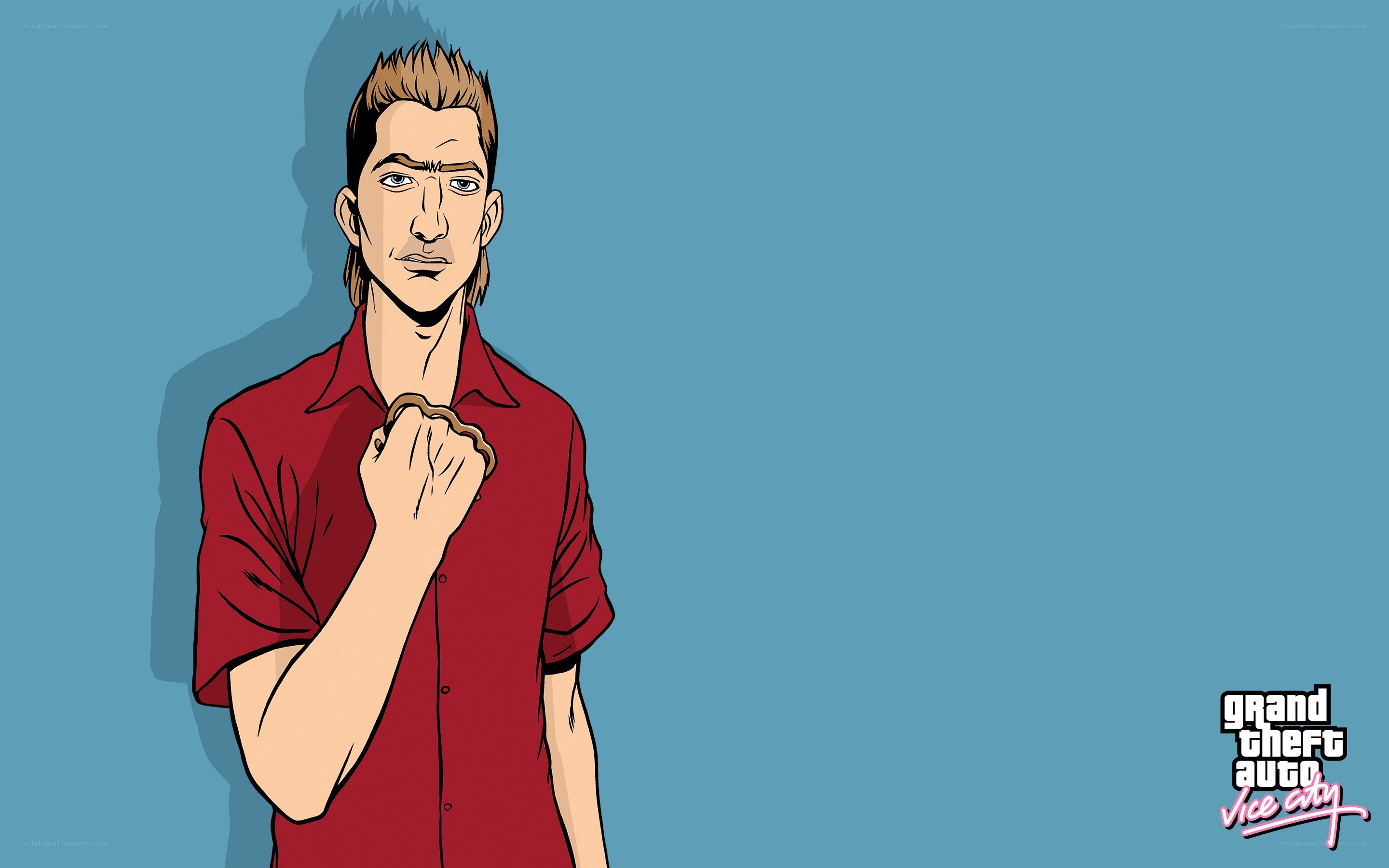 Vice City character illustration