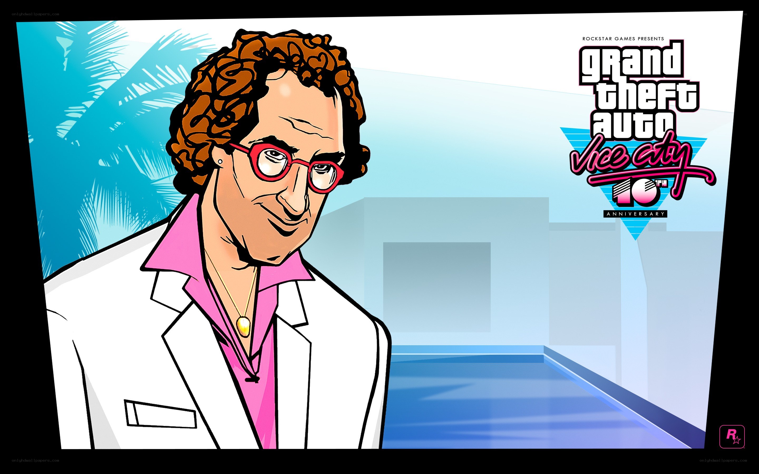 Vice City character illustration