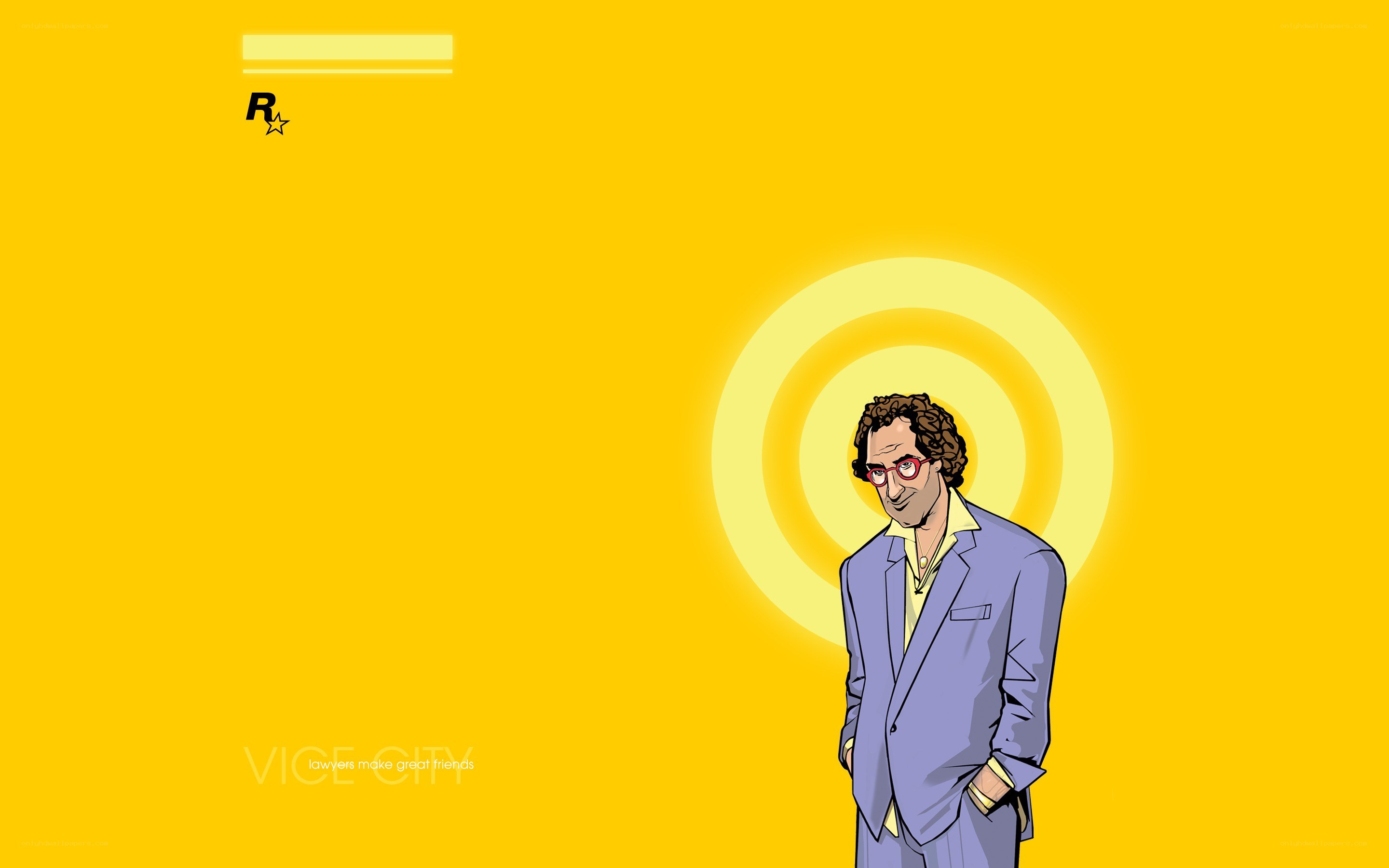 Vice City character illustration