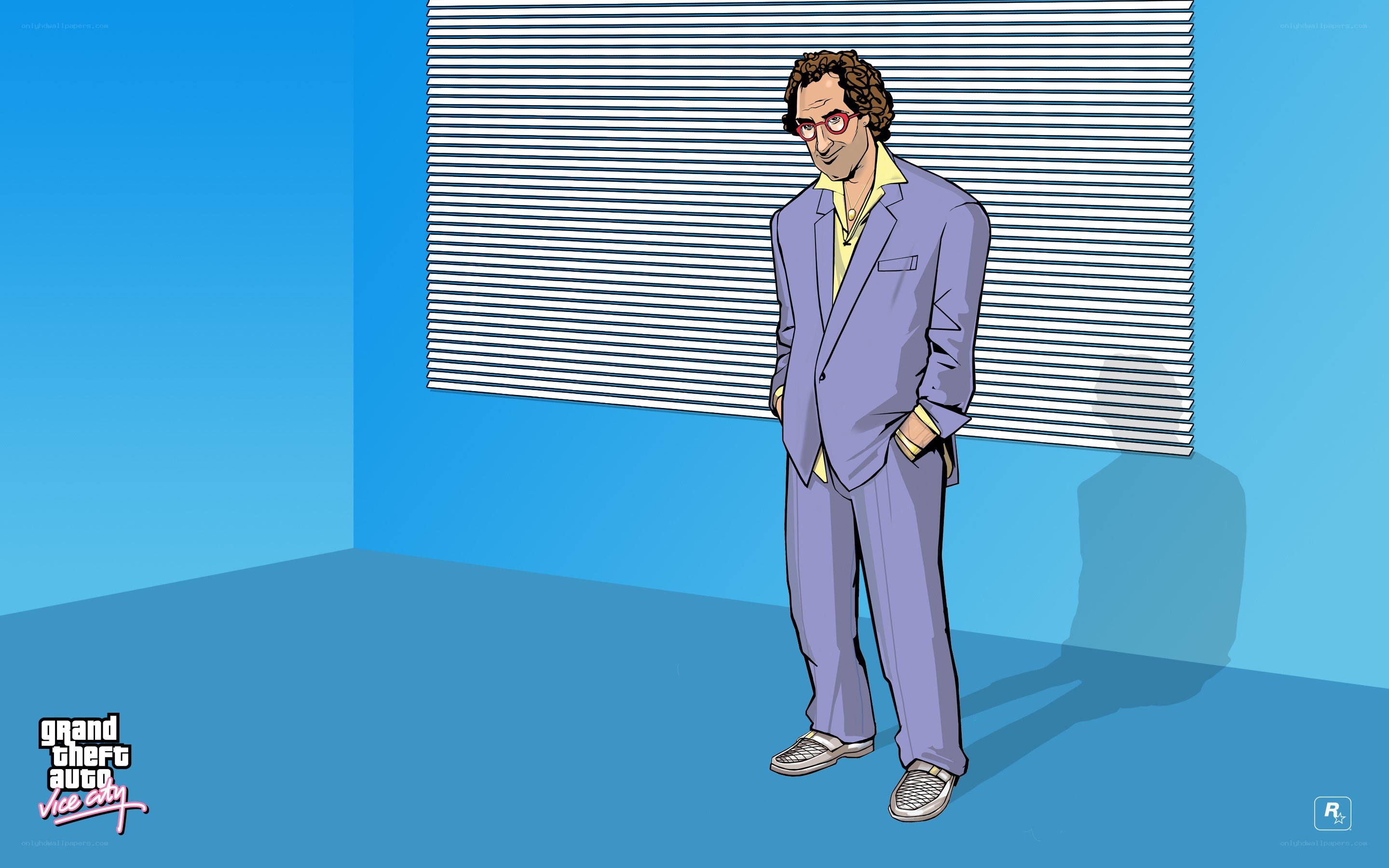 Vice City character illustration