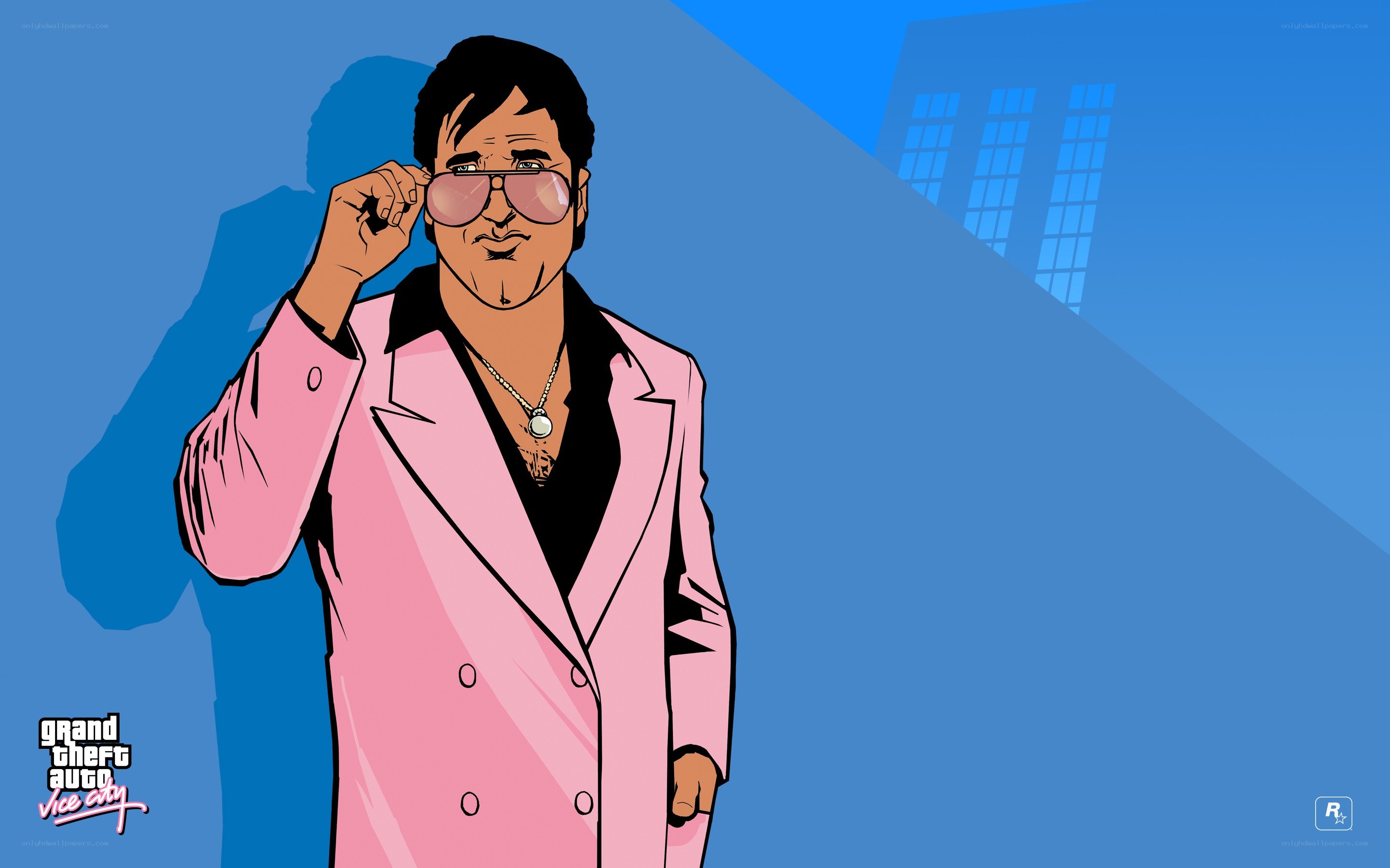 Vice City character illustration
