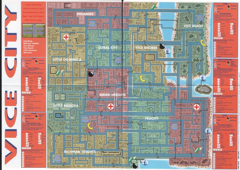 Vice City game map