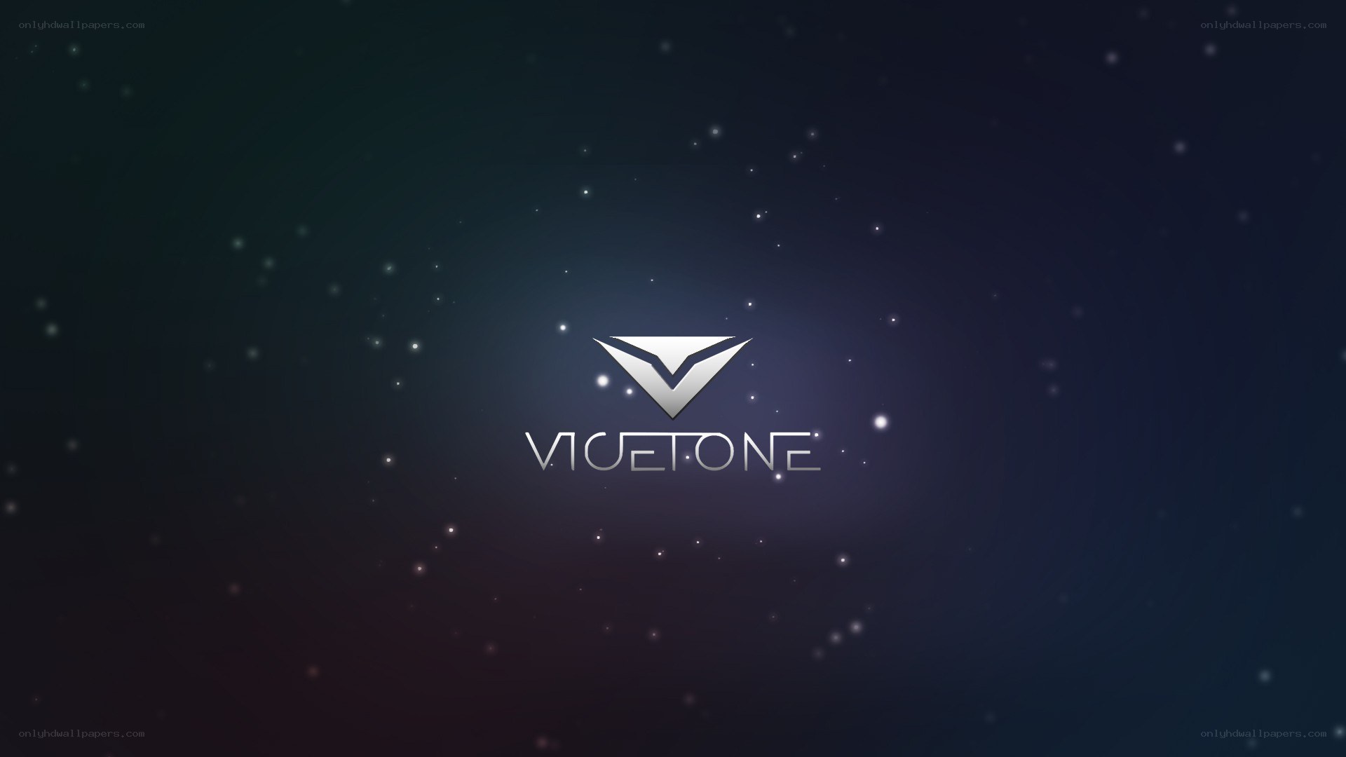 Vicetone logo on starry background