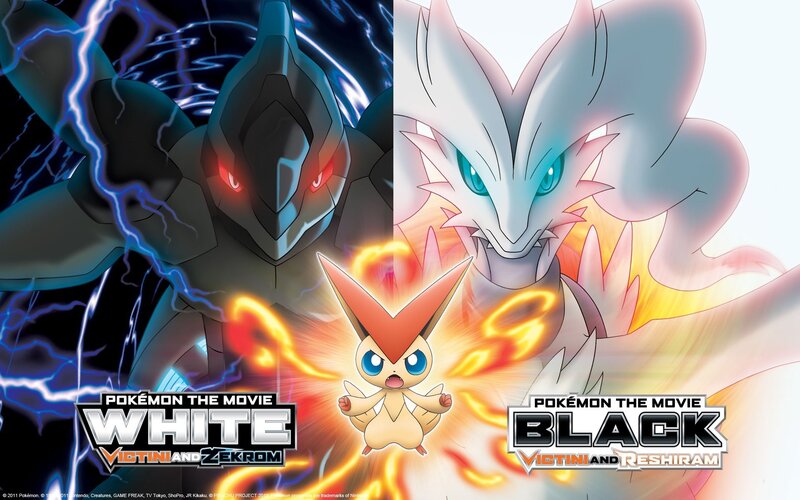 Victini with Zekrom and Reshiram