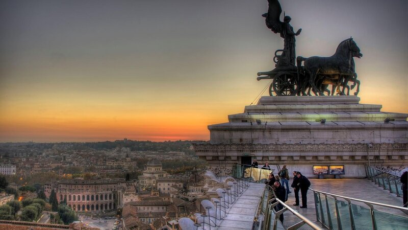Victor Emmanuel II Monument — Orange