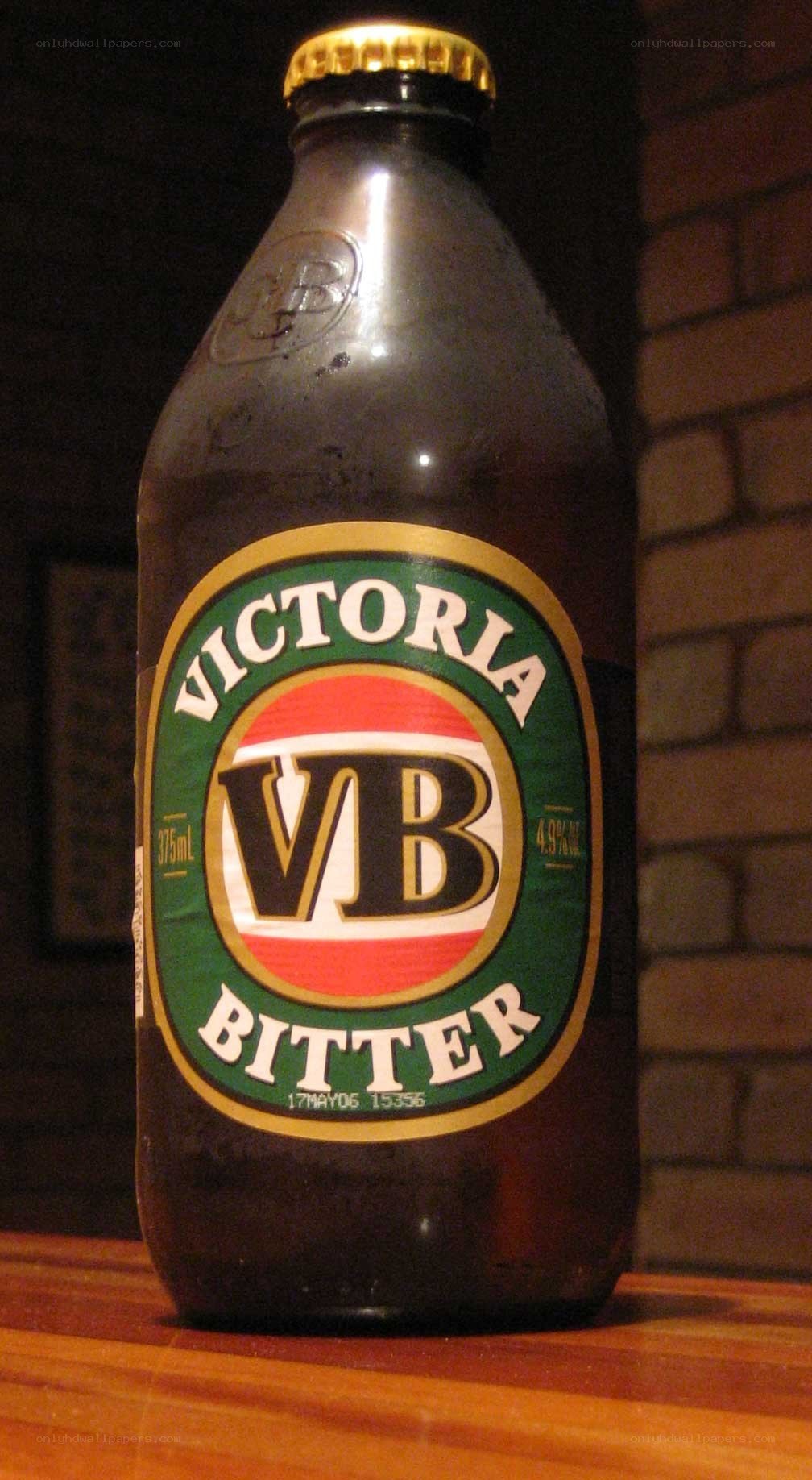 Victoria Bitter beer bottle