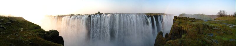 Victoria Falls Waterfall — White, Dramatic, Sunrise