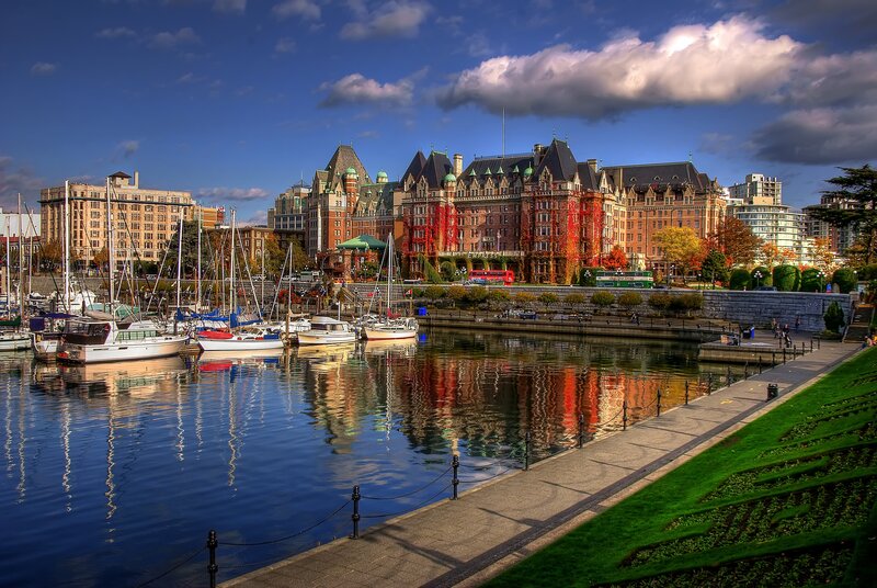 Victoria Harbor Scene