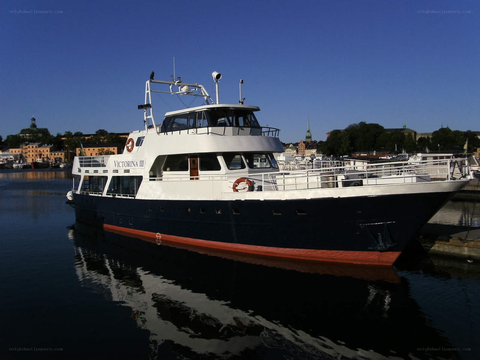 Victoria III boat at dock