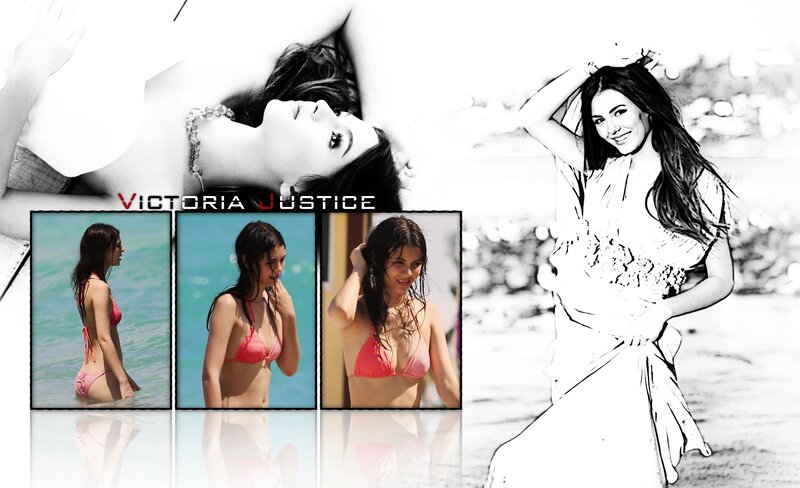 Victoria Justice beach photos