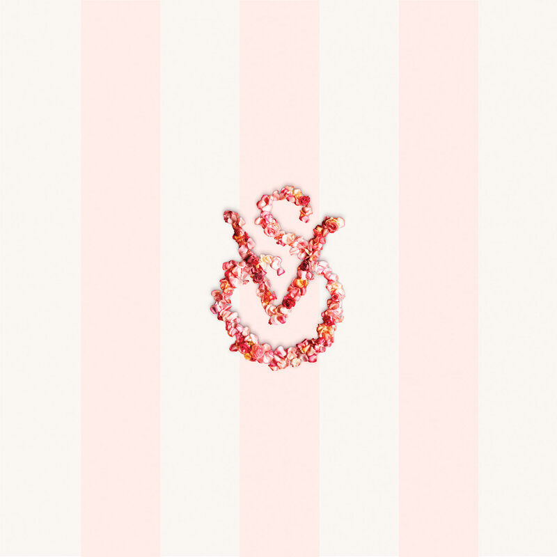 Victoria's Secret logo with flowers