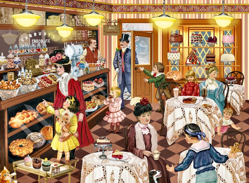 Victorian Bakery Interior