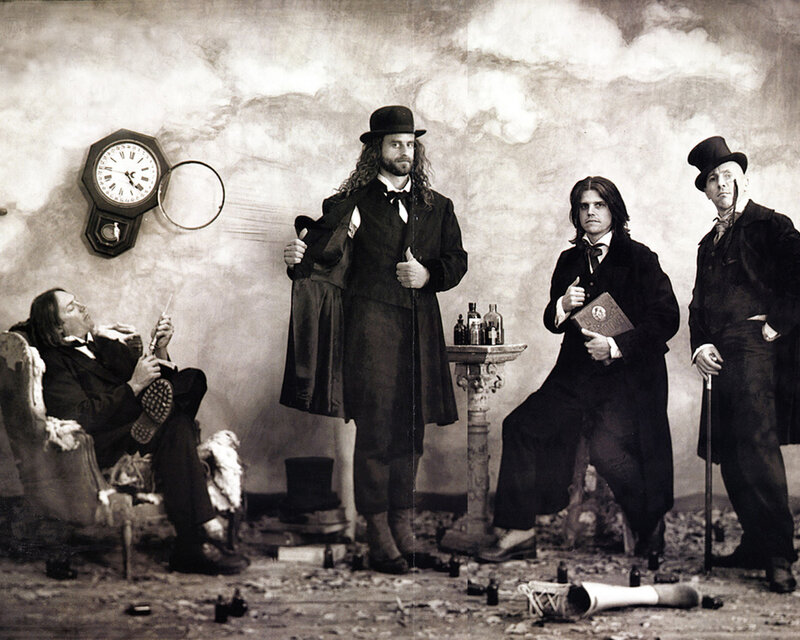 Victorian-era band photo