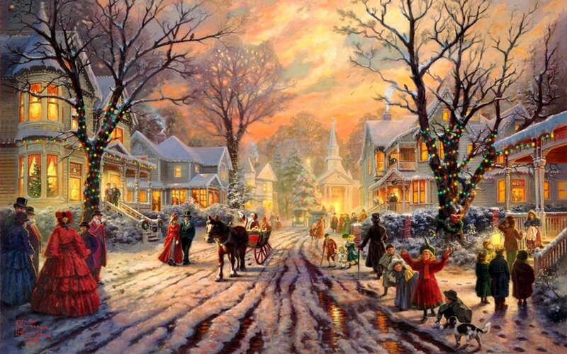 Victorian-era Townspeople — Red