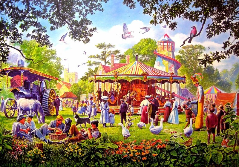 Victorian Fair Scene