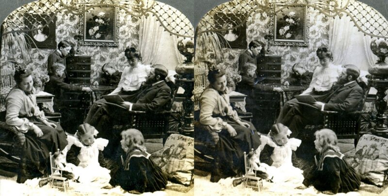 Victorian family portrait