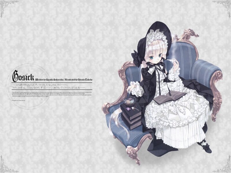 Victorian girl with tea