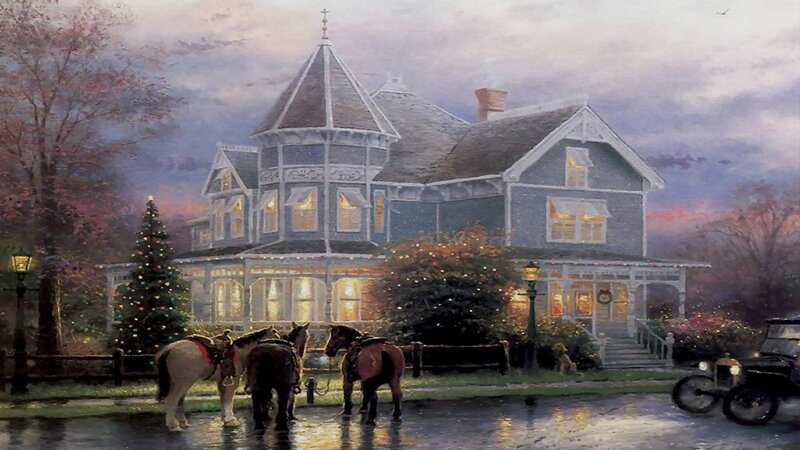 Victorian Home at Christmas