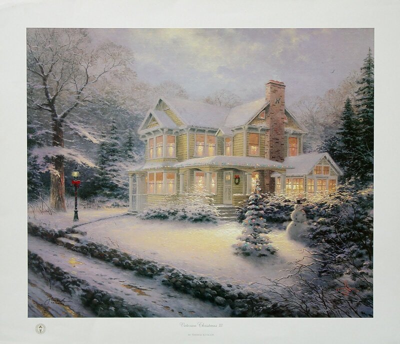 Victorian House in Snow